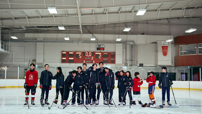 Ice Lightning Group Shot BTS